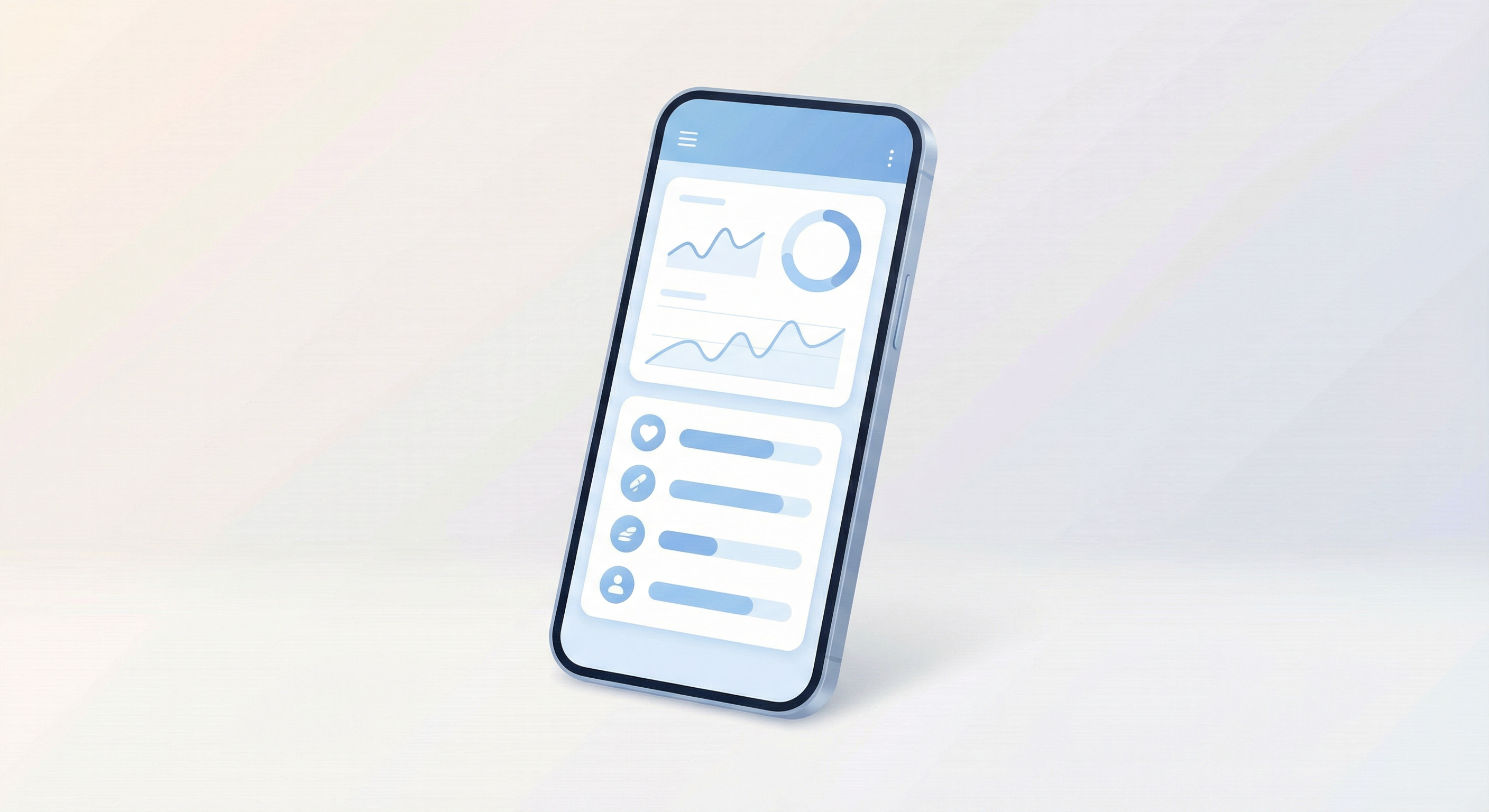 Medrara LIS on mobile — responsive laboratory information system interface